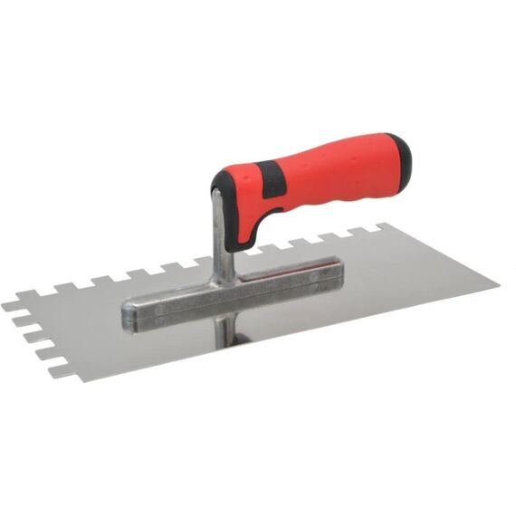 Glättekelle 12x12 gezahnt 280x130 mm