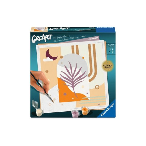 Ravensburger CreArt  Malen nach Zahlen Farn und Himmel