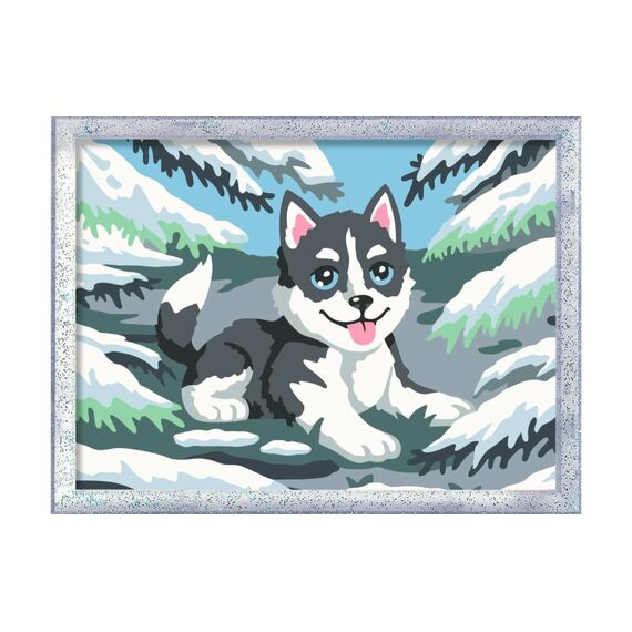 Ravensburger CreArt  Malen nach Zahlen Frecher Husky