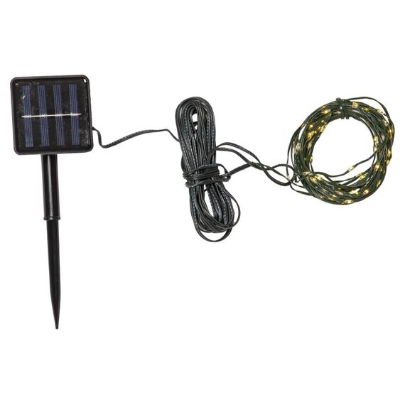 Star Trading LED Lichterkette Dew Drop Micr IP44, Warmweiss, 100 LEDs