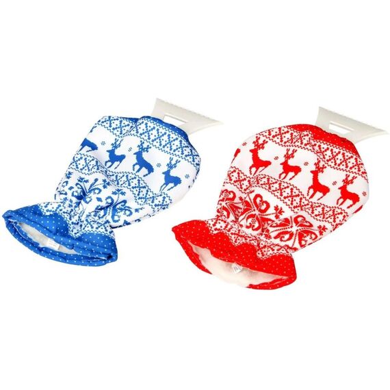 Eisschaber mit Handschuh farbig assortiert