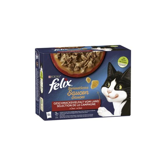 Felix Nassfutter Sensations Sauce Fleisch 12x85g