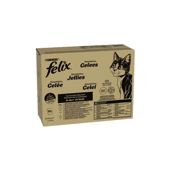 Felix Sensations Gelee Countryside mix 80x85g