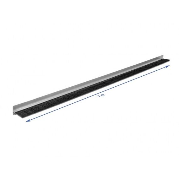 DeLOCK Bürstenstreifen 40 mm mit Alu-Profil gewinkelt - Länge 1 m, 2 image
