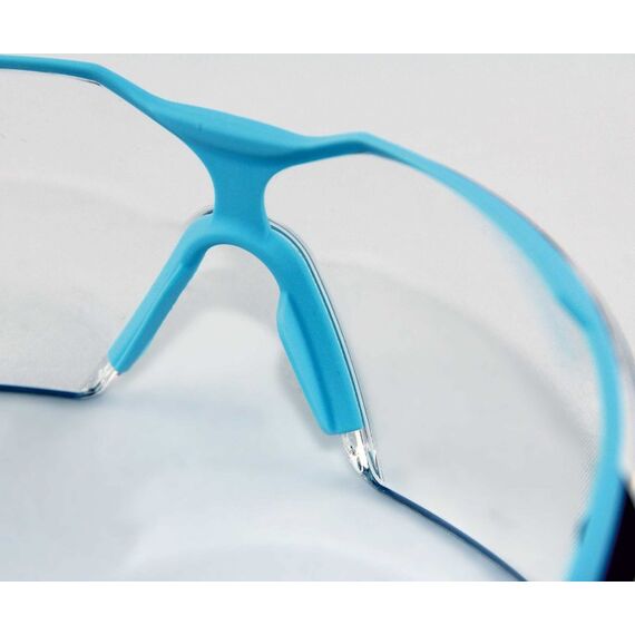 Uvex 9198256 Schutzbrille/Sicherheitsbrille Blau, Schwarz