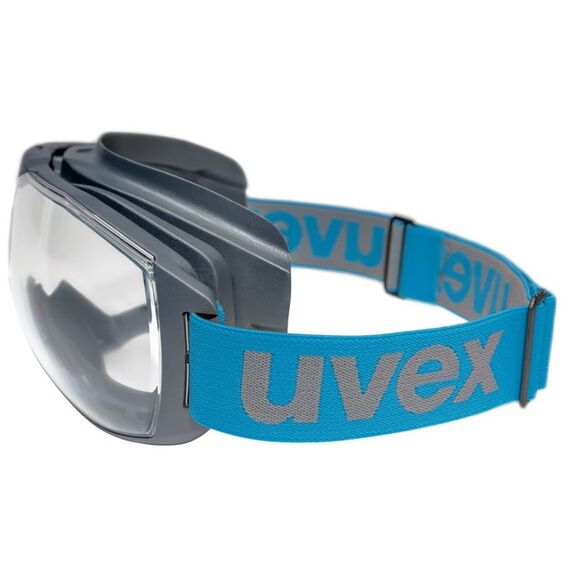 Uvex 9320265 Schutzbrille/Sicherheitsbrille Anthrazit, Blau, 4 image