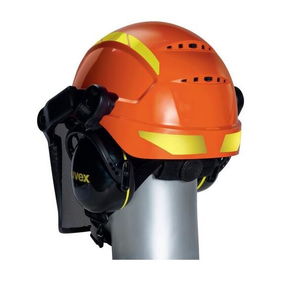 Uvex 9774237 Sicherheitskopfschutz Polyethylen Schwarz, Orange, 3 image