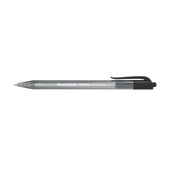 Papermate InkJoy 100 RT Schwarz Clip-on-Einziehkugelschreiber Medium 20 Stück(e)