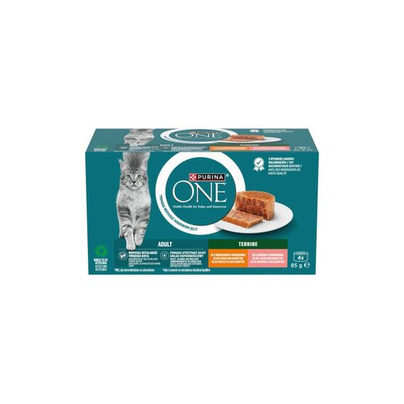 Purina One Terrinen Adult Huhn 4x85g