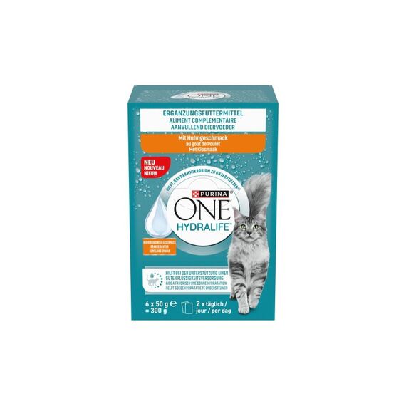 Purina ONE Hydralife Liquid Huhn 6x50g