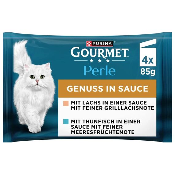 Purina Gourmet Perle Genuss in Sauce 4x85g 340 g