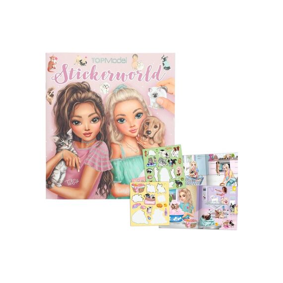 TOPModel Depesche Stickerbuch Kitty Doggy Top Model 20 Seiten, 6 Seiten Sticker