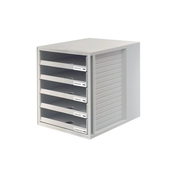 HAN Schubladenbox A4 Schrank-Set, Grau