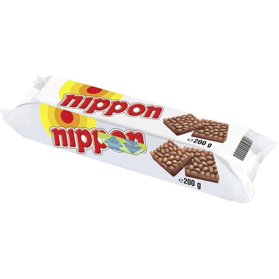 Nippon Puffreis Milchschokolade 200 g