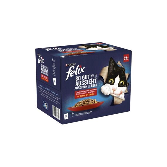 Felix Nassfutter So gut wie es aussieht Fleisch, 24x85g