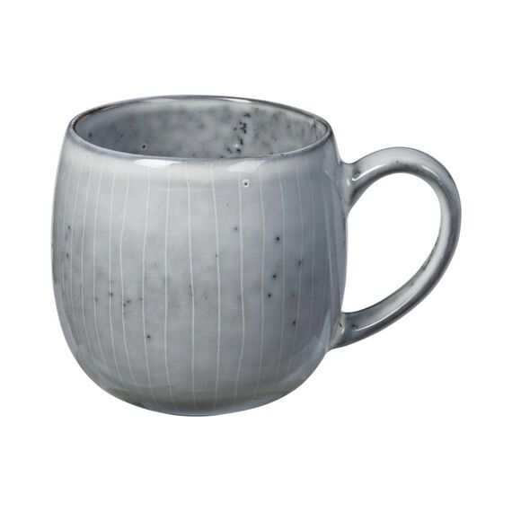 BC Nordic Sea Teetasse 2 Stk.Soft Blue, Steingut reaktiver Glasur