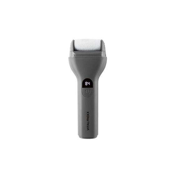 VITALmaxx Hornhautentferner mit Display 5V grau
