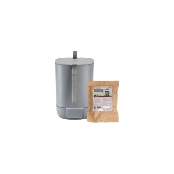 Plastia Urbalive Komposter Küche und Balkon + Bokashi Composting Starter Set 0,6 kg
