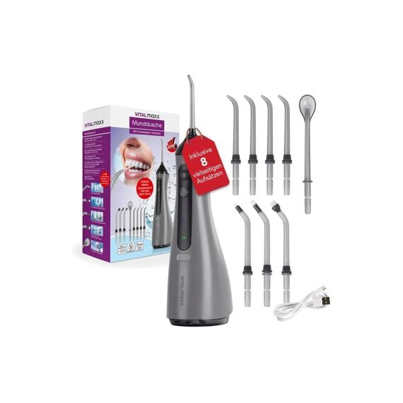 VITALmaxx Munddusche mit 8 Aufsätzen
