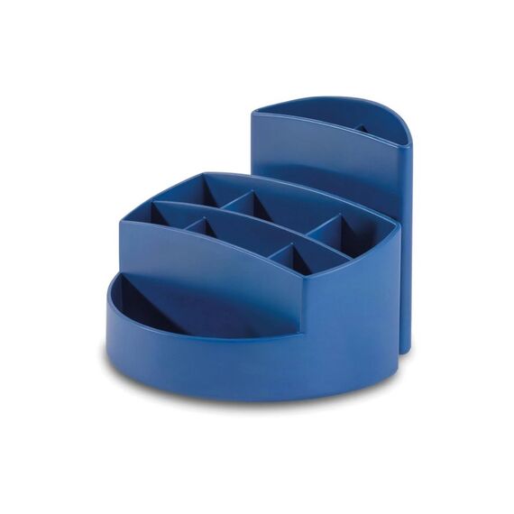 HAN Stifteköcher Rondo Karma 9 Fächer, recyceltes Material, blau