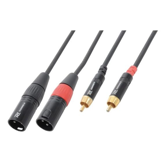 PD-Connex PD Connex CX66-3 Audiokabel 2x XLRm - 2x Cinch, mono, 3m