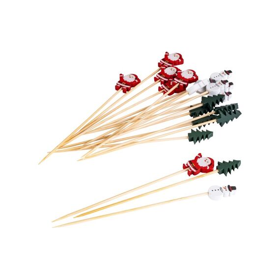 Dr. Oetker Holiday Joy Weihnachts Picker 20 Stück, Weihnacht-/Schneemann&Tannenbaum