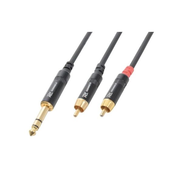 PD-Connex PD Connex CX84-1 Audiokabel 6.3 Klinke - 2x Cinch, 1.5m