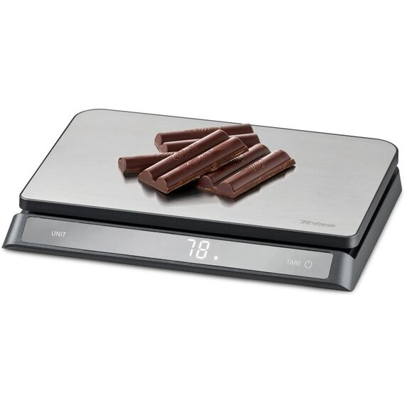 Trisa Electronics Trisa Küchenwaage Elite Scale 15kg, Tara, Display, silber