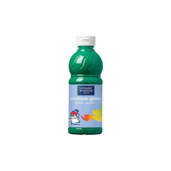 LEFRANC Acrylfarbe Glossy 500 ml, Grün