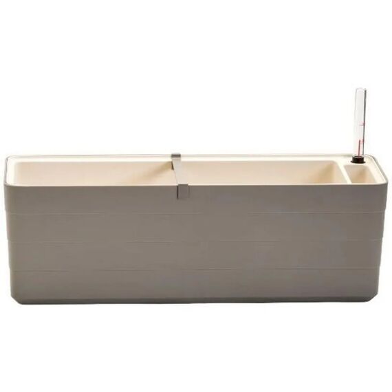 Plastia Bewässerungskasten Berberis 60 cm taupe/elfenbein