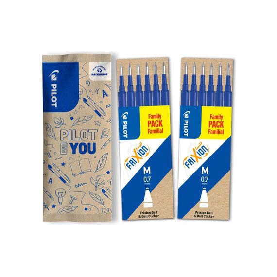 Pilot FlowPack FriXion Refill 0.7 6x blau
