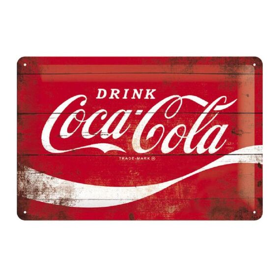 Nostalgic Art Schild Coca-Cola Metall, 20x30 cm