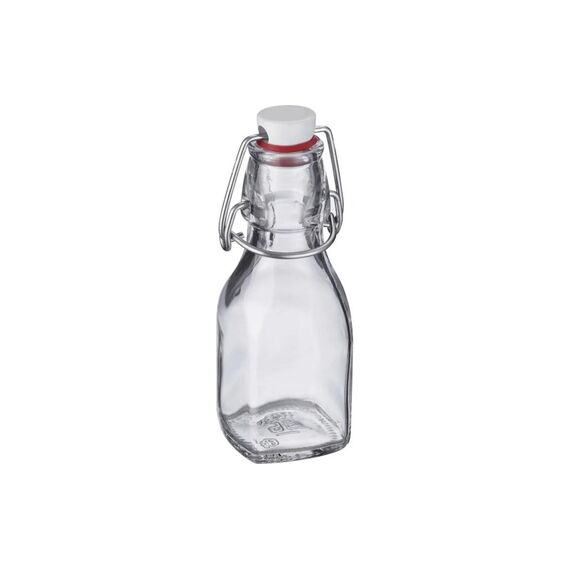 Westmark Bügelverschlussflasche eckig, 125ml