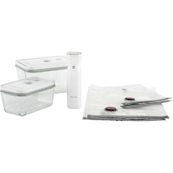 Zwilling 7tlg Vakuum Starterset GlasBox M/L mehrere Materialien  29.5x28.3x15.3cm
