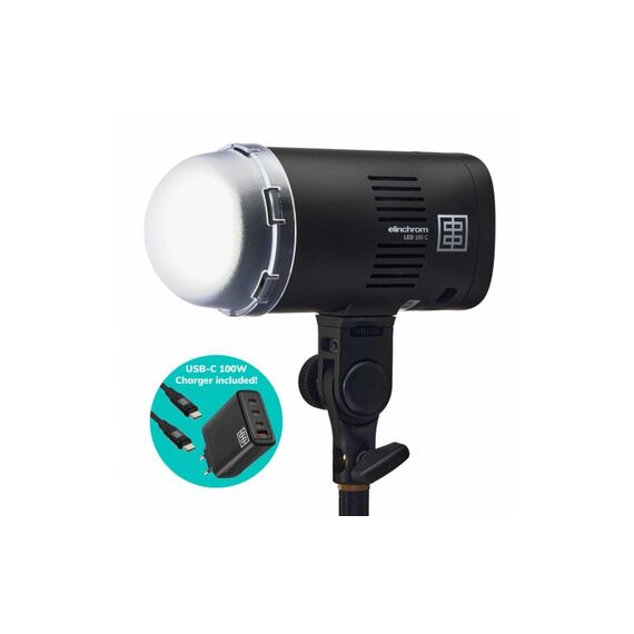 Elinchrom LED 100 C RGB, 100 W, mit Ladegerät