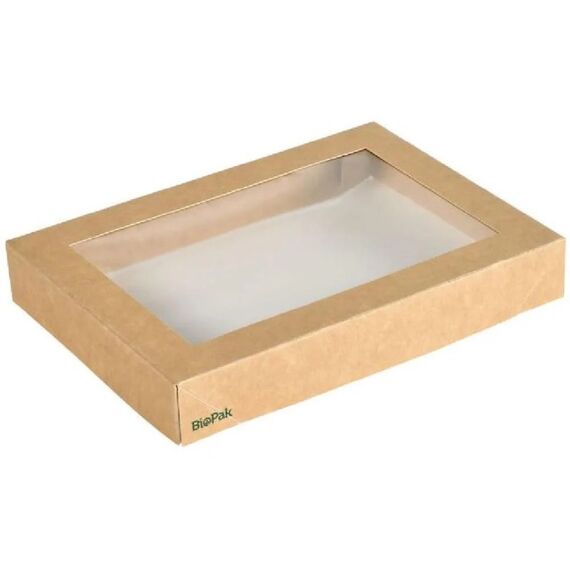 Duni Viking Brick Deckel m. Fenster für 1100ml, braun 300 Stk.