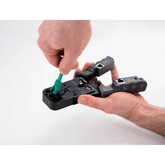 DeLOCK Crimpzange mit Abisolierer und Netzwerktester für 8P (RJ45), 6P (RJ12/11), 6P DEC oder 4P (RJ10) Stecker, 4 image