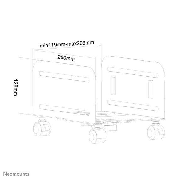 Neomounts CPU-M100BLACK CPU-Halter - max 10 kg - universal, 9 image
