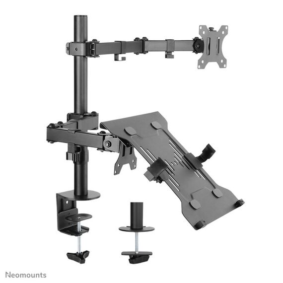 Neomounts FPMA-D550NOTEBOOK Monitorarm mit Laptop-Halterung 10-32", 3 image