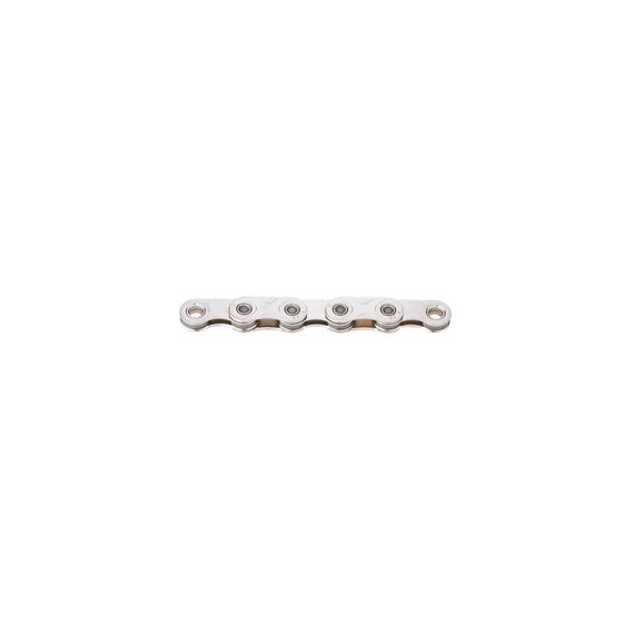 KMC Kette, X Flat, Waxed, 126 Glieder Velokette, silver