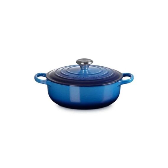 LE CREUSET Bräter SIGNATURE 24cm Azure Durchmesser 24cm, 3.4l