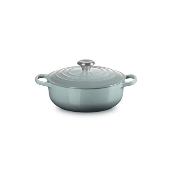 LE CREUSET Bräter SIGNATURE 24cm Sea Salt Durchmesser 24cm, 3.4l