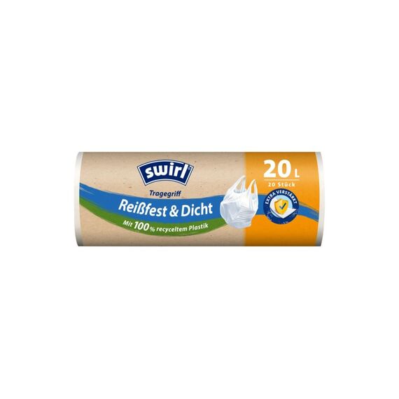Swirl Müllbeutel 20l 4er Tragegriff, 20l, 4er Pack