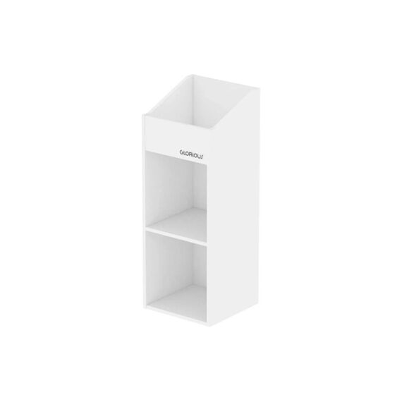 Glorious PC Gaming Race GLORIOUS Record Rack 330 Weiss Aufbewahrungssystem, ca. 330x 12-Platten