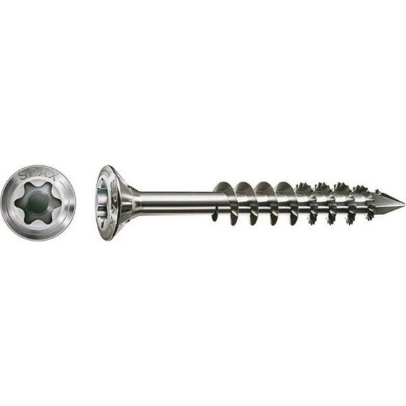 SPAX S A2 Linsenkopf Fraesrippen T-STAR PLUS T20 Teilgewinde Cut 100 Stk.