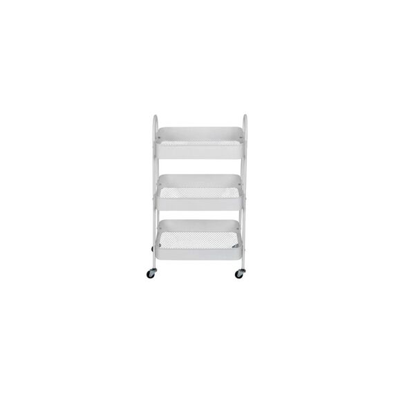 Wenko Haushalts-Badwagen Torriana Grösse: 46 x 31 x 79 cm, Weiss