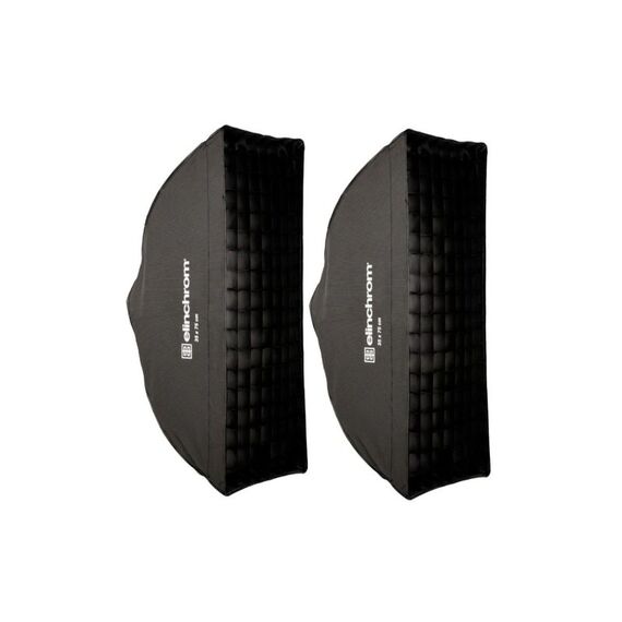 Elinchrom Rotalux Go Strip 35 x 75 cm Silber Schwarz
