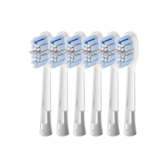 Laifen Wave Bürstenköpfe ProS Transparent, 6 Stück