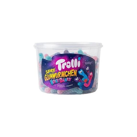 Trolli Saure Glühwürmchen Verry Berry 1000 g