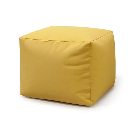URBANARA Sitzsack-Hocker 85l senfgelb Basic-Outdoor Triangle